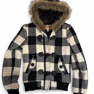 Y2k mossimo supply plaid jacket